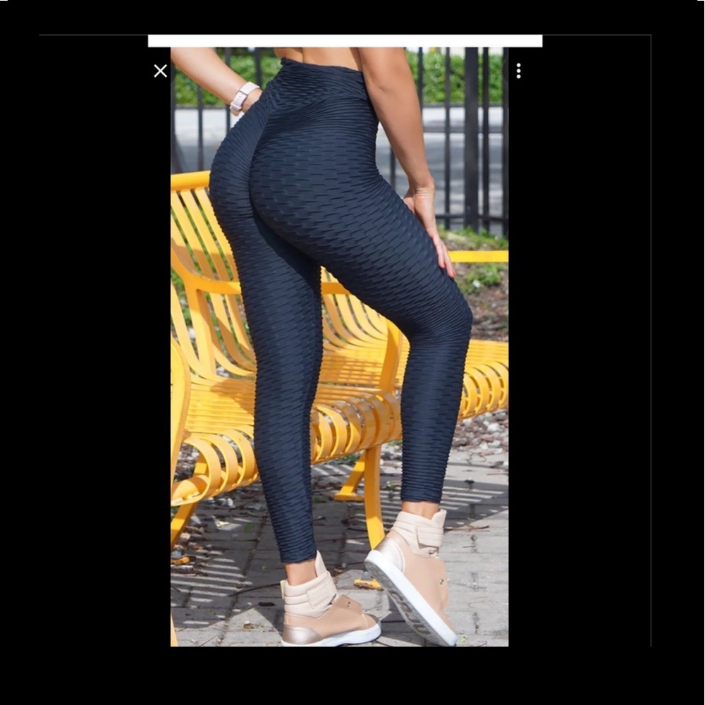 Lot of 2 brand new never worn anti cellulite leggings sz p